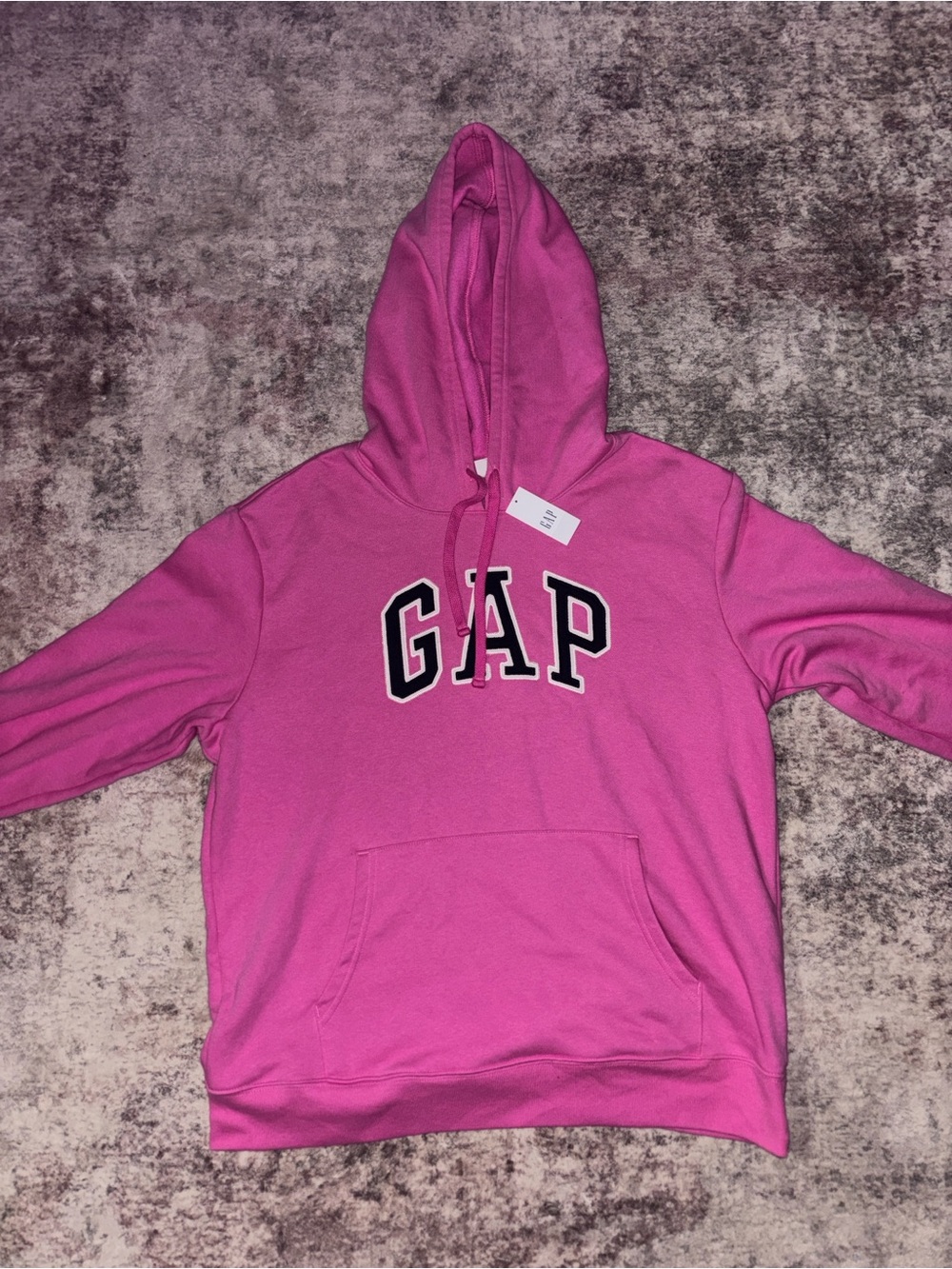 NWT GAP Large Women's Pink Logo Hoodie Sweater